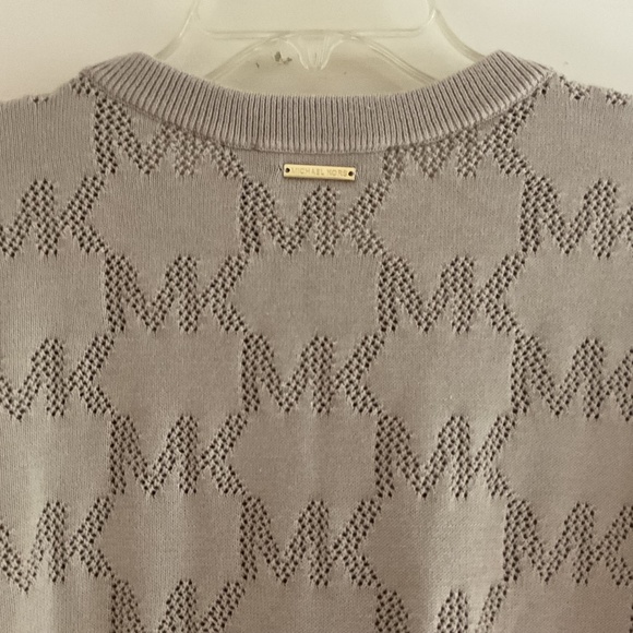 NWT MICHAEL KORS LOGO DESIGN KNEET DUNE WOMAN COTTON PULLOVER Size US XL - Picture 5 of 10